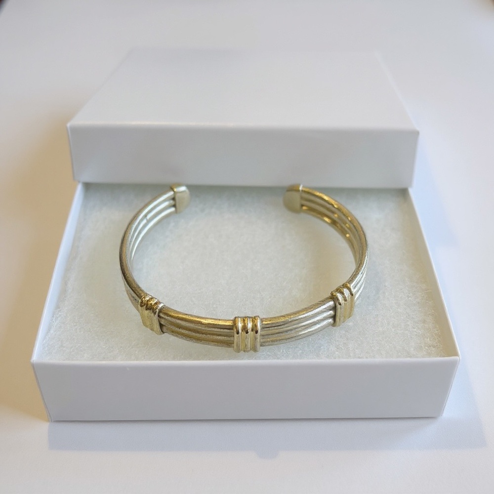 Vintage Women’s 950 Silver Cuff Bracelet - Picture 1 of 11